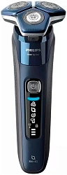 Бритва роторная Philips Series 7000 S7885/50 реж.эл.:3 питан.:аккум. черный/синий