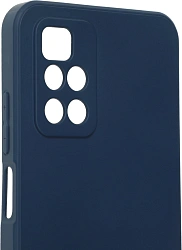 Чехол (клип-кейс) BoraSCO для Xiaomi Redmi 10 Microfiber Case синий (40473)