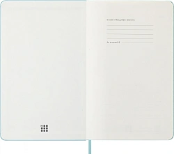 Еженедельник Moleskine CLASSIC WKNT Large 130х210мм 144стр. аквамарин