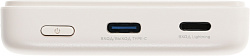 Мобильный аккумулятор Solove W12 5000mAh QC3.0/PD3.0 20W 3A USB-C беспров.зар. бежевый (W12 BEIGE RUS)