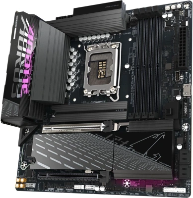 Материнская плата Gigabyte B860M A ELITE WIFI6E Soc-1851 Intel B860 4xDDR5 mATX AC`97 8ch(7.1) 2.5Gg RAID+HDMI+DP