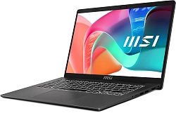 Ноутбук MSI Modern 14 F13MG-069XRU Core i7 1355U 16Gb SSD512Gb Intel Iris Xe graphics 14" IPS FHD (1920x1080) FreeDOS grey WiFi BT Cam (9S7-14S121-069)