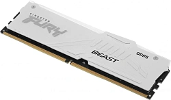 Память DDR5 32GB 6000MHz Kingston KF560C30BWEA-32 Fury Beast RGB RTL Gaming PC5-48000 CL30 DIMM 288-pin 1.4В kit single rank с радиатором Ret