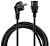 Кабель Buro BU-PCAB-5M-16A IEC C13 Евровилка угловой 5м