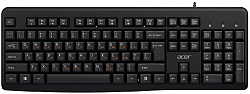 Клавиатура Acer OKW500 черный USB Multimedia (ZL.KBDEE.01T) кабель 1.8м