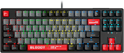 Клавиатура A4Tech Bloody S87 Energy механическая черный USB for gamer LED (S87 USB ENERGY RED) кабель 1.8м