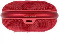 Колонка порт. JBL Clip 4 красный 5W 1.0 BT 15м 500mAh (JBLCLIP4REDAM)