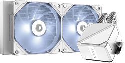 Система водяного охлаждения ID-Cooling Dashflow 240 Basic Soc-AM4/1151/1200/2066/1700 белый 4-pin 15.2-35.2dB Al+Cu 260W 2250gr Ret (DASHFLOW 240 BASIC WHITE)