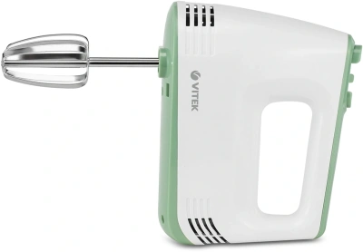 Миксер ручной Vitek VT-1405 400Вт белый/салатовый