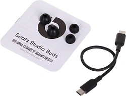 Гарнитура внутриканальные Beats Studio Buds True Wireless Noise Cancelling черный беспроводные bluetooth в ушной раковине (MJ4X3EE/A)