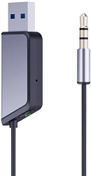 Автомобильный FM-модулятор Ritmix BTR-141 черный MicroSD BT USB (80003310)