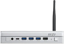Неттоп MSI Pro DP10 A14MG-011XRU i5 14400 (2.5) 16Gb SSD512Gb UHDG 730 без ОС 2x2.5GbitEth WiFi BT 120W белый (9S6-B21012-011)