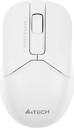 Мышь A4Tech Fstyler FB12 белый оптическая 1200dpi беспров. BT/Radio USB 3but (FB12 WHITE)