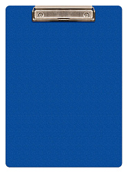 Папка-планшет Бюрократ -PD6004/BLUE A4 пластик 1.2мм синий