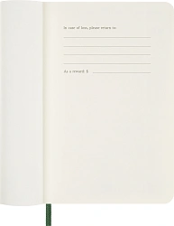 Ежедневник Moleskine CLASSIC SOFT Pocket 90x140мм 400стр. мягкая обложка зеленый