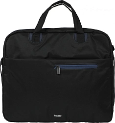 Сумка для ноутбука 15.6" Hama Sydney черный/синий полиэстер (00216519)