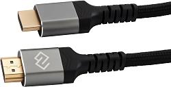 Кабель аудио-видео Digma HDMI (m)/HDMI (m) 2м. феррит.кольца позолоч.конт. черный (D-HDMI-2FF-V2.1-2M)