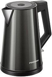 Чайник электрический Redmond KM244 1.7л. 2200Вт серый корпус: нерж.сталь/пластик