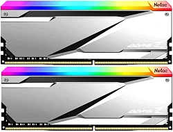 Память DDR5 2x16GB 6600MHz Netac NTZED5P66DP-32S Z RGB RTL Gaming PC5-52800 CL34 DIMM ECC 288-pin 1.35В kit с радиатором Ret