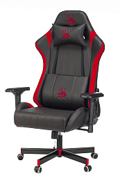 Кресло игровое A4Tech Bloody GC-990 черный/красный экокожа крестов. металл