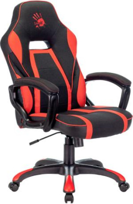 Кресло игровое A4Tech Bloody GC-250 черный/красный эко.кожа/ткань крестов.