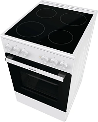 Плита Электрическая Gorenje GEC5A12WG-B белый стеклокерамика (без крышки)