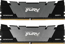 Память DDR4 2x8GB 4800MHz Kingston KF448C19RB2K2/16 Fury Renegade Black RTL Gaming PC4-38400 CL19 DIMM 288-pin 1.5В kit single rank с радиатором Ret