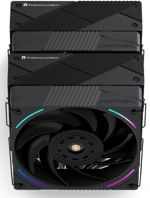 Устройство охлаждения(кулер) Thermalright Phantom Spirit 120 EVO ARGB Soc-AM5/AM4/1200/1700/1851 черный 4-pin 27dB Al+Cu 1030gr Ret (PS120-EVO)