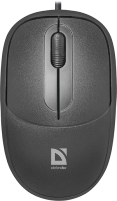 Мышь Defender Datum MS-980 черный оптическая 1000dpi USB для ноутбука 2but (52980)