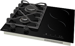 Газовая варочная поверхность Hiberg VM 6021 B черный