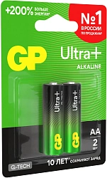 Батарея GP Ultra Plus Alkaline 15AUPA21-2CRSBNN4 AA (4шт) блистер