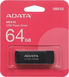 Флеш Диск A-Data 64GB UC310 UC310-64G-RBK USB3.2 черный