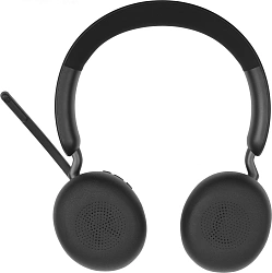 Наушники с микрофоном Jabra Evolve2 65, Link380a MS Stereo Stand Black черный накладные BT оголовье (26599-999-989)
