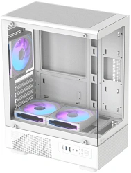 Корпус Formula Crystal Z1CM Plus AR v2 белый без БП mATX 2x120mm 1xUSB2.0 1xUSB3.0 audio bott PSU