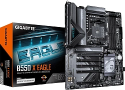 Материнская плата Gigabyte B550 X EAGLE Soc-AM4 AMD B550 4xDDR4 ATX AC`97 8ch(7.1) 2.5Gg RAID+HDMI
