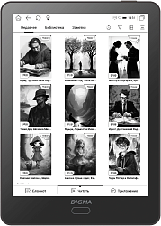Электронная книга Digma A6 6" E-Ink Carta 758x1024 1.8Ghz 1Gb/32Gb/SD/microSDHC/подсветка дисплея черный