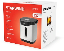 Термопот Starwind STP2725 3.2л. 800Вт серебристый/черный