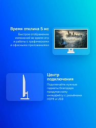 Монитор LG 31.5" MyView 32SR50F-W белый IPS LED 16:9 HDMI M/M матовая 250cd 178гр/178гр 1920x1080 60Hz FHD USB 6.6кг