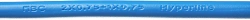 Шнур питания Hyperline PWC-IEC13-IEC14-0.5-BL C13-С14 проводник.:3x0.75мм2 0.5м 250В 10А (упак.:1шт) синий