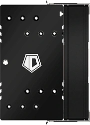 Устройство охлаждения(кулер) ID-Cooling SE-610-XT Basic Soc-AM5/AM4/1200/1700/1851 серебристый/черный 4-pin 29.85dB Al+Cu 250W 900gr Ret