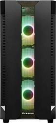 Корпус Chieftec Hunter черный без БП ATX 4x120mm 4x140mm 2xUSB3.1 audio bott PSU