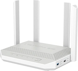 Роутер беспроводной Keenetic Netcraze Giga (NC-1012) AX3000 10/100/1000BASE-TX/SFP/4g ready белый
