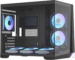 Корпус Formula Crystal Z4M черный без БП mATX 2x120mm 1xUSB2.0 1xUSB3.0 audio bott PSU