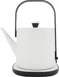 Чайник электрический Rondell RDE-WK818 0.6л. 800Вт белый/черный корпус: металл