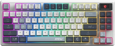 Клавиатура MSI FORGE GK600 механическая белый/синий USB Multimedia for gamer LED (S11-43RUP01-HH9)