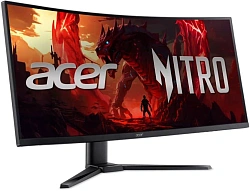 Монитор Acer 34" Nitro XZ340CURX2bmiipphx черный VA LED 1ms 21:9 HDMI M/M матовая HAS 3500:1 350cd 178гр/178гр 3440x1440 200Hz DP 2K 6.9кг