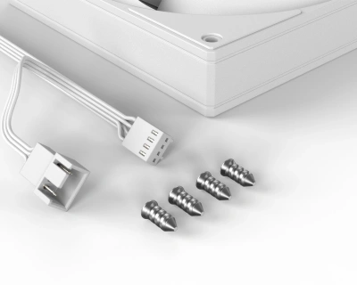 Вентилятор для корпуса ID-Cooling AS-140-W 140х140x25 белый 4-pin 24.9дБ Ret