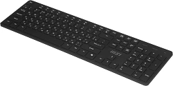 Клавиатура + мышь MSI Forge K200 w Combo MS-8ZA4 клав:черный мышь:черный USB беспроводная (S11-43RU304-Y92)