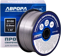 Проволока свар. Aurora E71T-GS D0.8мм 1000гр (39777)