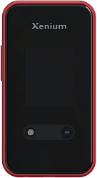 Мобильный телефон Xenium X680 красный раскладной 2Sim 2.8" 240x320 Nucleus 0.3Mpix GSM900/1800 MP3 FM microSD max32Gb